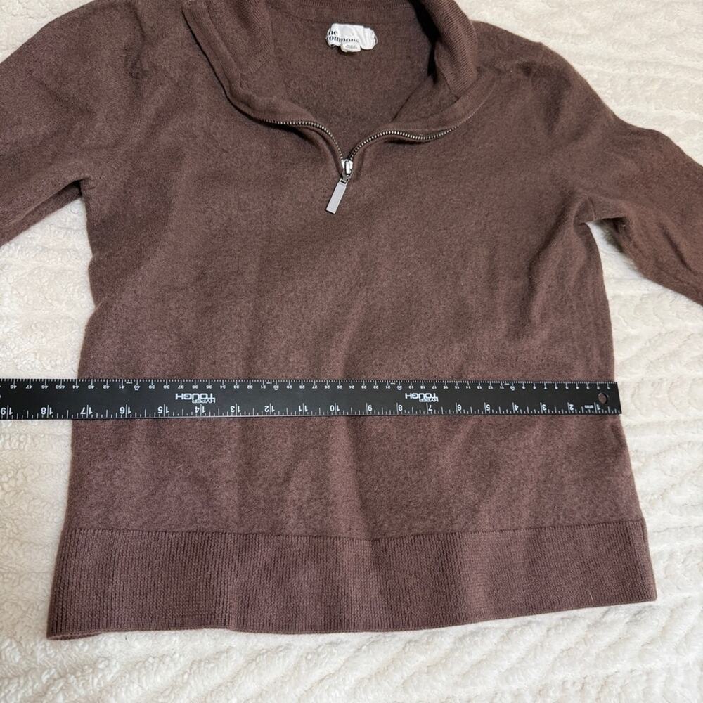100% Merino Wool Women’s Sweater Dark Academia Old Money Preppy Twee Chocolate - Picture 4 of 8